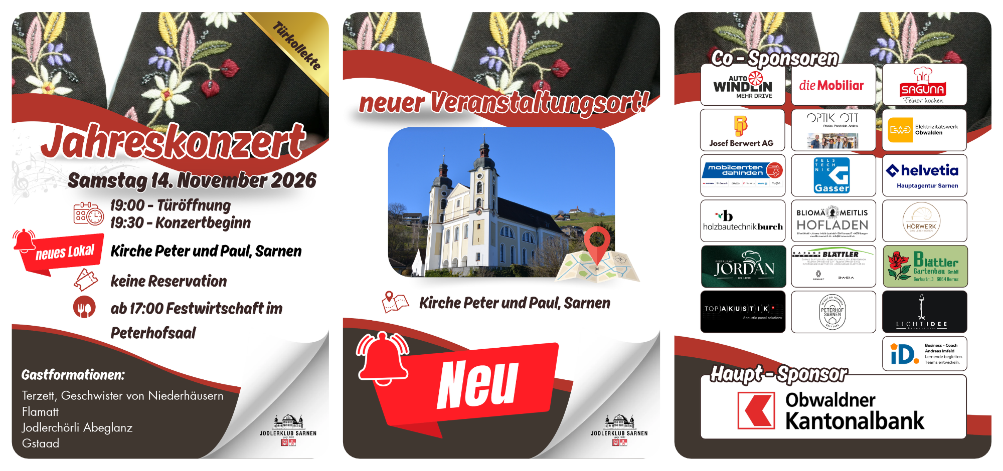 Flyer Jahreskonzert 2026